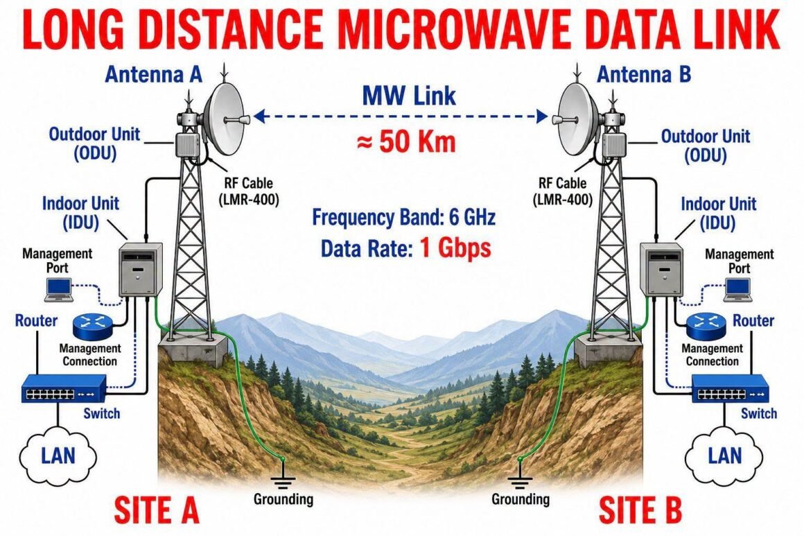 long distance microwaves